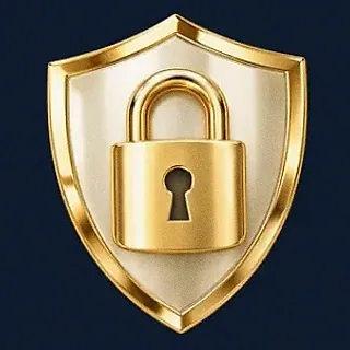 Shield with padlock — Onluck