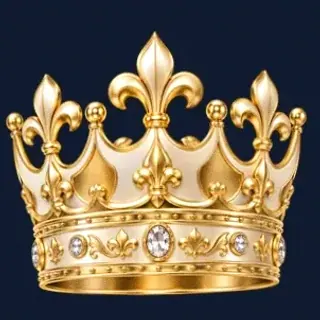 Ornate royal crown — Onluck