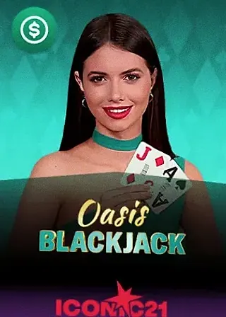 Oasis Blackjack live game cover