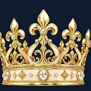 Jeweled royal crown — Onluck