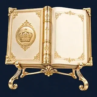 Ornate open book — Onluck