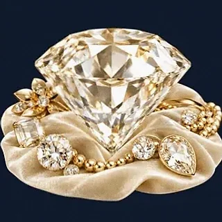 Faceted diamond gemstone — Onluck