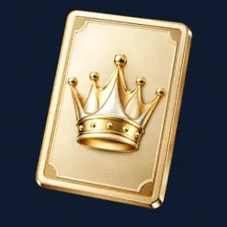Crowned casino card — Onluck