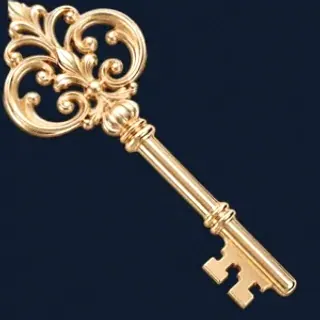 Ornate antique key — Onluck
